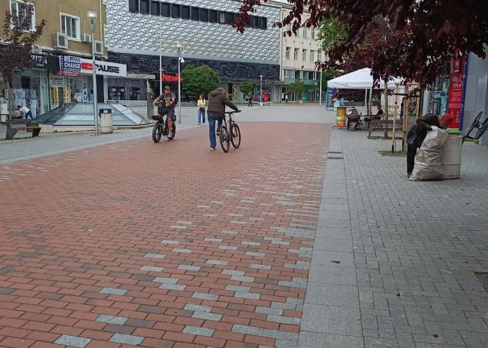 на центъра на до фонтаните